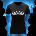 thumbnail image 3 of Playera Blusa Con Manos De Esqueleto Halloween Dia De Muertos Color Negro Talla Grande Marca Emil SaEs, 3 of 4