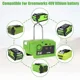 thumbnail image 3 of Inversor de Energía de 300W para Greenworks Batería de 40V DC 40V a AC Inversor de Batería de 110/220V-230V Iluminación de Emergencia para Acampar y Viajes, 3 of 7