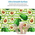 thumbnail image 6 of Avocado Green Striped Large Gaming Mouse Pad with Stitched Edges,Extended Mousepad,Non-Slip Base,Water Resist Keyboard Pad,Desk Mat for Gamer,Office & Home,31.5 X 11.8 in, 6 of 7