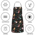 thumbnail image 6 of Fuzoiu Cute Rabbit And Flower Print Kitchen Cooking Aprons,Kitchen Cooking BBQ Aprons,Chef Apron with 2 Pockets for Men Women,Art Aprons for Painting Pottery Ceramics, 6 of 7