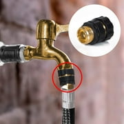 Sherry Garden Hose Quick Connector, 3/4 Inch Male and Female Garden Hose Fitting Quick Connector, 6 Set