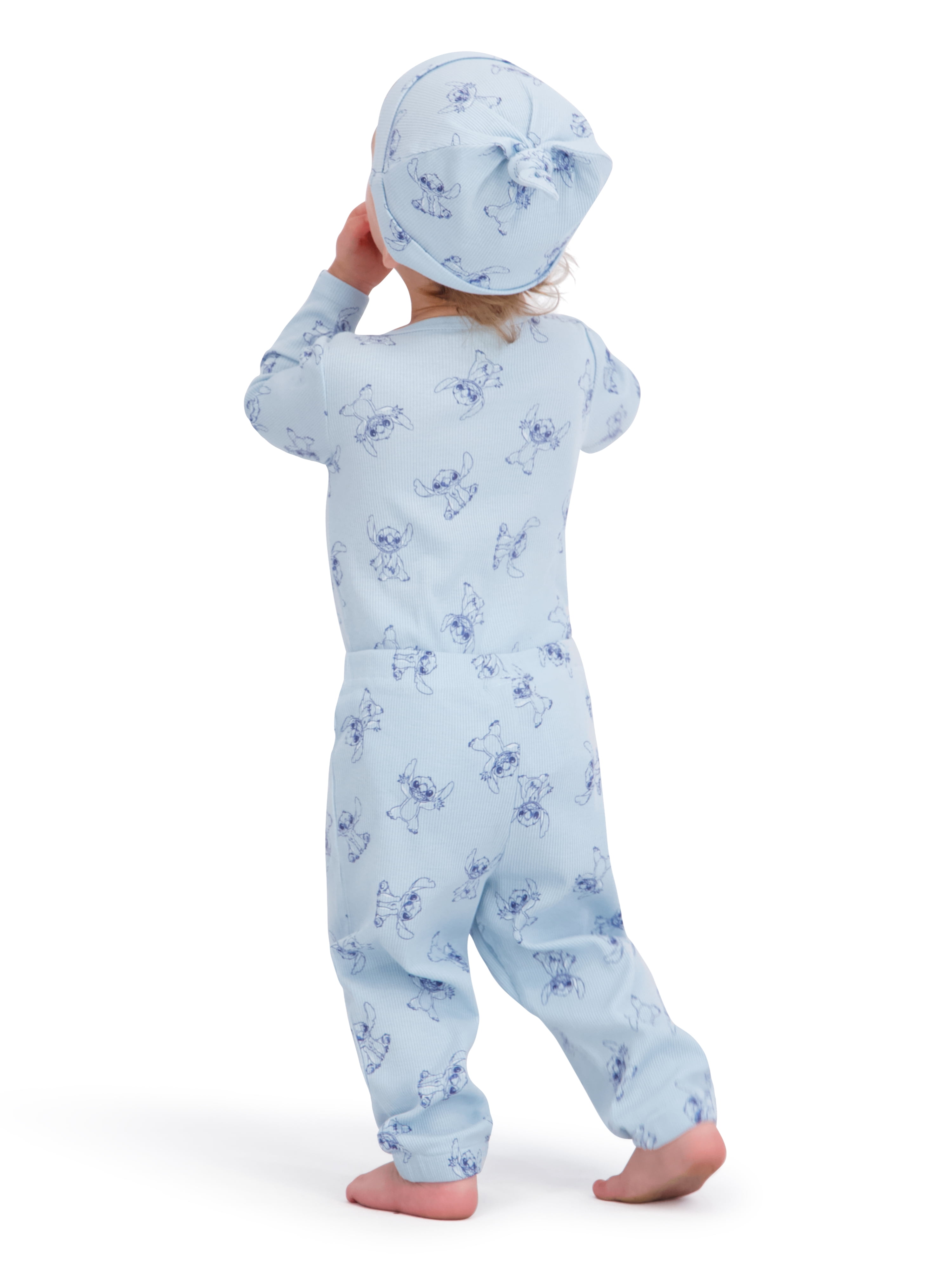 Stitch Baby Boys 3 Piece Rib Pant Set, Sizes 0-24M