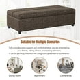 thumbnail image 5 of Euroco 63" Folding Ottoman Sleeper Bed with Mattress Convertible Guest Bed, Black&Gray, 5 of 8