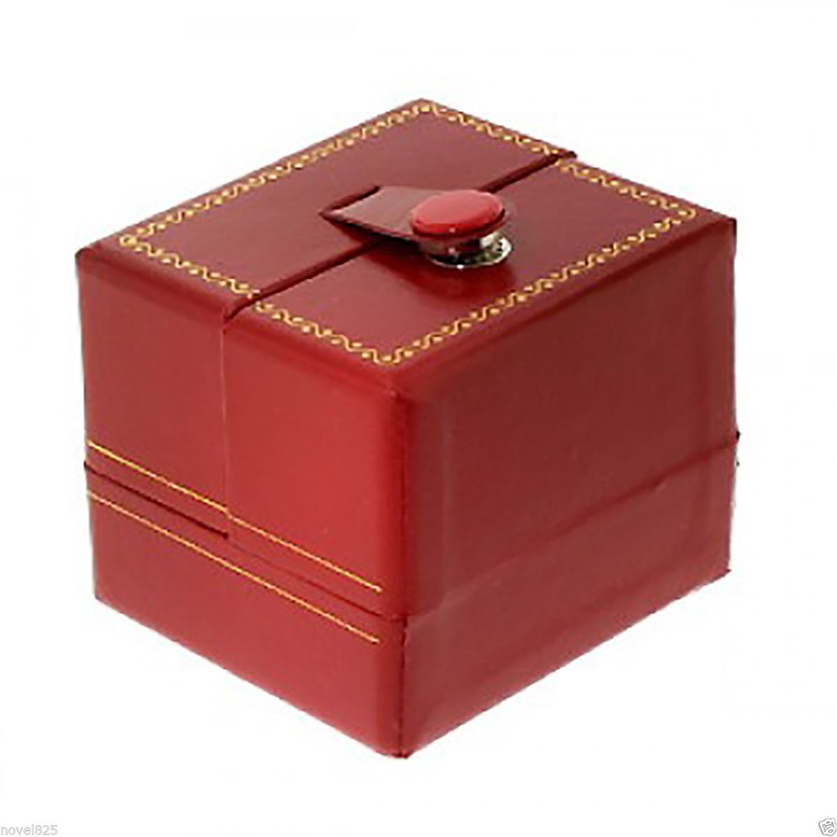 Cartier Red Leatherette Double Doors Ring Gift Box with Packer in Nepal at NPR 3163 Rating 5