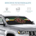 thumbnail image 3 of Kdxio Casino Print Windshield Sun Shade, Foldable Sun Blocker for Car,Truck,SUV Automotive Interior Sun Protection,Reflective Shade for Front Windshield(Medium), 3 of 7