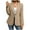 Khaki, variant on BXINGOHAI Women's Blazer Business Casual Lightweight Suit - Long Sleeve Slim Fit Work Office Jacket with Pockets Beige S