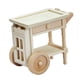 thumbnail image 1 of Carrito de comedor para muebles de casa de muñecas en miniatura, escala 1:12, 1 of 3