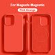 thumbnail image 3 of Luxury Liquid Silicone Magnetic Case For iPhone 15 14 13 12 11 Pro Max Plus Cases For Magsafe Shockproof Soft Cover, 3 of 5