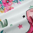 thumbnail image 4 of Manfei Western Cowgirl Boots Hat Shower Curtain 72Wx78L,Rustic Floral Bull Skull Bath Curtain, 4 of 6