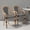 Black, variant on Resenkos Outdoor Dining Room Chairs, Patio Kitchen Chairs,Hand-Woven PE Wicker Outdoor French Bistro Chairs Set of 2-Blue