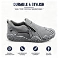 thumbnail image 3 of CHICVOMEY Comfortable Slip On Shoes for Man Walking Shoes with Non-Slip Sole Versatile Side Zipper Design Suitable for Fitness Travel and Outdoor Activities, 3 of 8