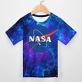 thumbnail image 3 of NASA T-Shirts for Boys Girls, Kids 3D Print Short Sleeve, Unisex Crew Neck Tee Shirts for Youth, 3 of 9