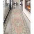 thumbnail image 3 of Medallion Pattern Rug, Kitchen Rugs, Oriental Rug, Home Decor Rug, Medallion Rugs, Antique Style Rug, Salon Rug, Turkish Rug, Soft Tones Rug, 2.3'x3.3' - 70x110 cm, 3 of 8
