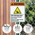 thumbnail image 4 of Co2 Storage Area Area Must Be Ventilated Prior To Entry Sign, ANSI Warning Sign,, 4 of 8