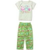 Faded Glory - Girls' Owl Sleep Tee and Capri Pajama Pants