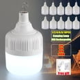 thumbnail image 2 of Linterna LED de emergencia recargable por USB para acampada, lámpara portátil con gancho, batería para barbacoa, decoración del hogar, 1-10 piezas, 2 of 4