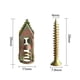 thumbnail image 4 of 10 Uds. Tornillos Anclaje Autoperforantes Juego Duradero Autorroscante para Paneles Yeso, 4 of 9