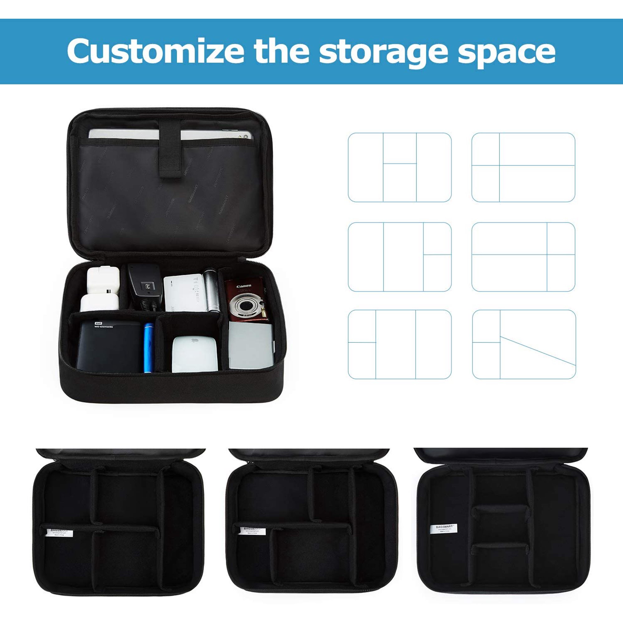 Sac Pour Accessoires électroniques, étui De Rangeent Pour Accessoires