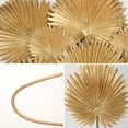 thumbnail image 5 of 6 Pcs Artificial Palm Leaves Tropical Leaves Fronds for DIY Wedding Bouquets Vase Fake Plants for Centerpieces Flower Arrangements Gold, 5 of 5