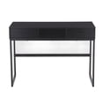 thumbnail image 5 of LumiSource Black Metal, Black Wood Franklin Console Table, 5 of 9