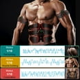 thumbnail image 5 of ABS Stimulator, Ab Trainer, EMS Muscle Stimulator LCD Screen Muscle Stimulator USB Rechargeable Portable Muscle Trainer Abdominal / arm / Leg Fitness Workouts Gear, Orange, 5 of 8