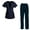 Dark Blue, variant on Women’s Scrubs Set - Scrub Top & Pants