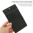 thumbnail image 4 of Pocket Protector Leather Pocket Pencil Holder Pen Pencils Sleeve for Shirts Lab Coats, 4 of 8