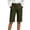 Army Green-380513VV, variant on Hearthz Bermuda Shorts for Women Knee Length High Waisted Women’s Shorts Summer Beach Vacation Running Shorts for Women with Pockets