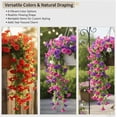 thumbnail image 6 of UV Resistant Hanging Artificial Morning Glory Vine, Realistic Faux Flower Spring Artificial Flowers, for Outdoors, Indoor, Planters, Garden, Porch and Window, 6 of 7
