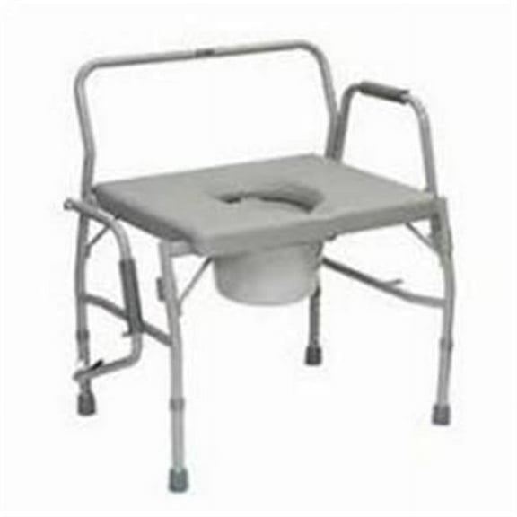 Drop Arm Commode Bariatric 650 lbs. Camp
