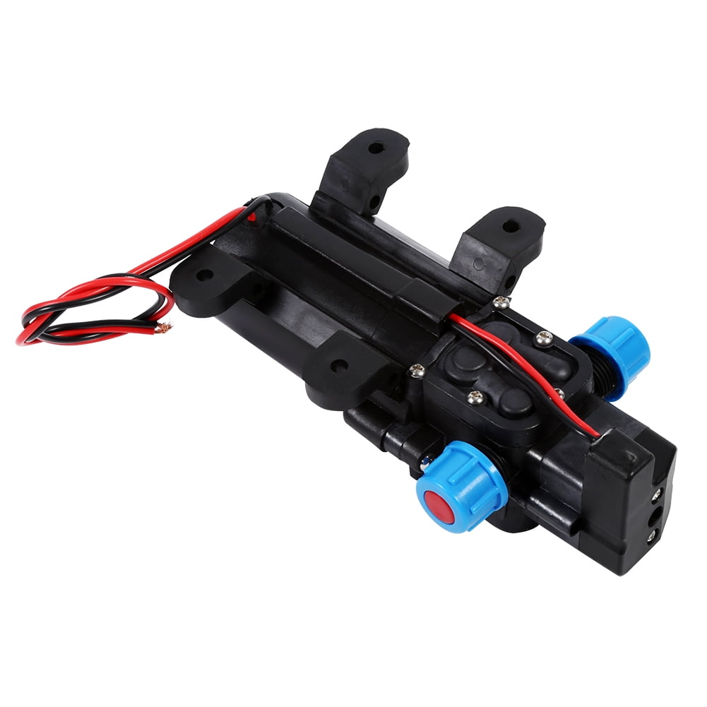 Ashata DC12V 0.08HP, 5 Amps, 12 Volts Black Water Transfer Pump, 5 L/min