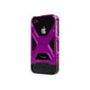 Rokform Rokbed Fuzion Case - Case for cell phone - aluminum, injection molded polycarbonate - purple - for Apple iPhone 4, 4S