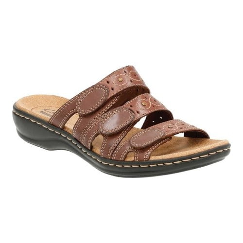 Clarks Leisa Cacti Slide Sandale pour Femme, Marron/multiple, 5 M US