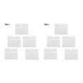 thumbnail image 4 of Injueey 10 Uds. De fundas para tarjetas, estuche impermeable para tarjetas de vacunas sanitarias, protector colgante de PVC, protector Type2 NO2, 4 of 6