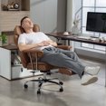 thumbnail image 2 of HOMCOM Chaise de Bureau Chauffante avec Massage 400 Lb, Chaise de Direction pour Bureau, Brun, 2 of 10