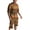 Brown-1, variant on Mens Athletic Outfit: Short Sleeve Tee & Shorts Set with Eye-catching 3D Lion Graphic for Sports and Leisure 3XL,Khaki-1