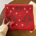 thumbnail image 6 of YIMWNYI Christmas Scarf Women's Printed Scarf, Holiday Gift, Long Unisex Scarf, Winter Warm Faux Wool Neck Scarf, Festive Shawl for Parties & Gatherings, 6 of 6
