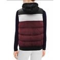 thumbnail image 2 of Women's Lightweight Quilted Stand Collar Full Zip Up Down Puffer Jacket Vest (Burgundy/Black/White,, L), 2 of 4