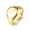 Gold color, variant on 14K Yellow Gold Round Smooth Surface Ring Golden Color Men Women Finger Jewelry