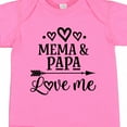 thumbnail image 4 of Inktastic Mema and Papa Love Me Girls Baby Bodysuit, 4 of 5