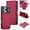 Red, variant on LC.IMEEKE Case for iPhone 17 Pro 6.3 inch, 2 in1 Multifunctional Detachable Wallet Phone Case for Men Women with RFID Blocking Wrist Strap Shockproof Protective Case,Black,For iPhone 17 Pro