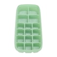 thumbnail image 4 of Molde Para Cubitos De Hielo, Bandeja De Cubitos De Hielo De Silicona De Gran Capacidad DIY Fácil De Limpiar Para La Oficina Para La Barra Para El Hogar OTVIAP Verde, 4 of 8