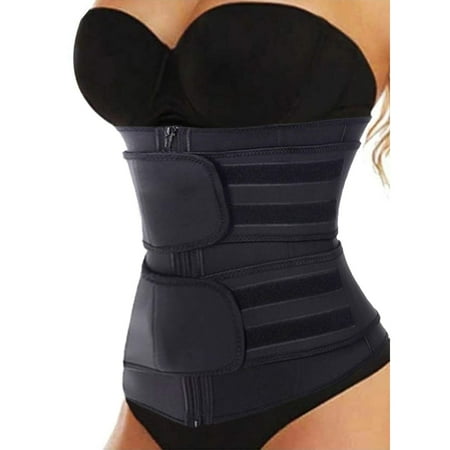 

POP CLOSETS Women Waist Trainer Belt Corset Tummy Control Cincher Weight Loss Belt Girdle Neoprene Sweat Workout Body Shaper