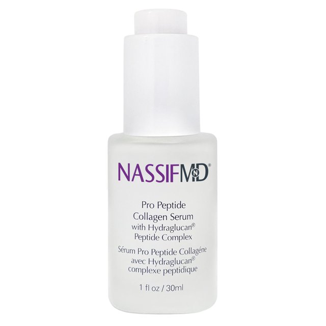 NassifMD Sérum au Collagène Peptidique Pro, Sérum Peptidique Traitement Texturé pour la Peau, Traitement des Ridules et des Rides, Sérum Anti-âge, Raffermit et Lisse la Peau