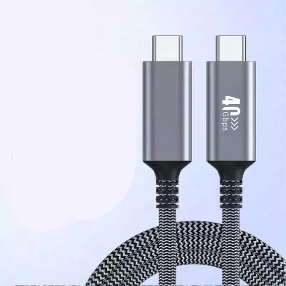 USB 4 Cable for Thunderbolt 4 Cable 4FT, 40Gbps Data Sync, 240W Fast Charging, 8K/6K/5K@60Hz, [USB-IF Certified] Netbraid-48 USB C Thunderbolt Cable, Compatible for MacBook, iPad, Docking,SSD