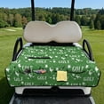 thumbnail image 2 of Psesaysky Golf Cart Seat Covers Golf&Stars Golf Cart Seat Blanket with 4 Pockets and Handle, Non-slip Universal Fit for EZGO, Yamaha, Club Car and Other 2-Seat Carts, 51"x 30.3", 2 of 8