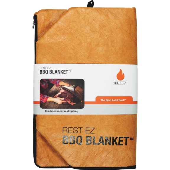 Drip EZ BBQ Blanket Insulated Meat Rest Bag - Heavy-Duty, Wide Mouth for Brisket, One Size — Garden & Landscape Use, Standard Connection