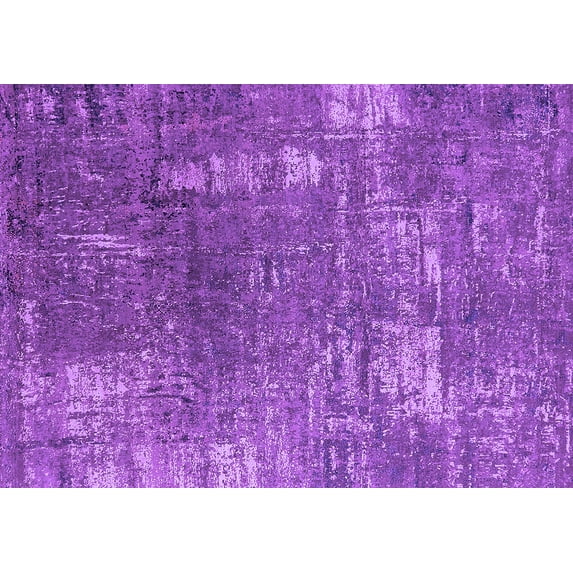 Ahgly Company Indoor Rectangle Oriental Purple Industrial Area Rugs, 8' x 12'