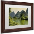 thumbnail image 2 of Trademark Fine Art "Green River" Canvas Art by Philippe Hugonnard, White Matte, Wood Frame, 2 of 4