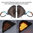 thumbnail image 4 of 2 Pcs Clignotant avant Indicateur LED Gauche Droite Remplacement pour KAWASAKI NINJA 1000 2017-2021 Marron, 4 of 5
